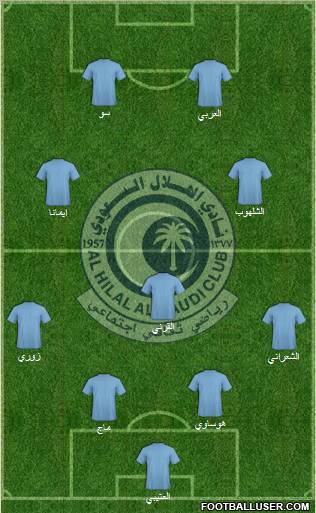 Al-Hilal (KSA) Formation 2011