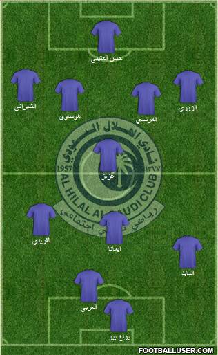 Al-Hilal (KSA) Formation 2011