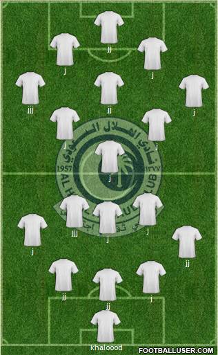 Al-Hilal (KSA) Formation 2011