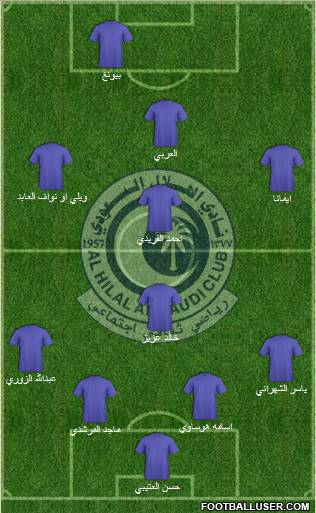 Al-Hilal (KSA) Formation 2011