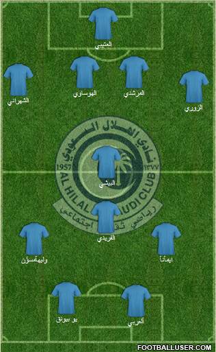 Al-Hilal (KSA) Formation 2011