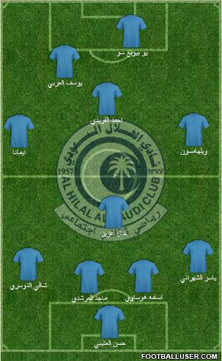 Al-Hilal (KSA) Formation 2011