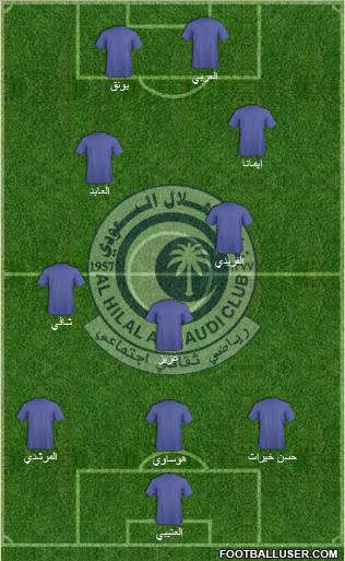 Al-Hilal (KSA) Formation 2011