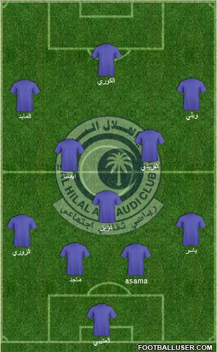 Al-Hilal (KSA) Formation 2011