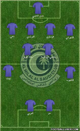 Al-Hilal (KSA) Formation 2011