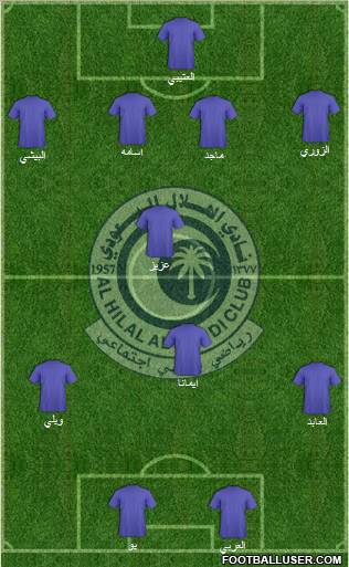 Al-Hilal (KSA) Formation 2011