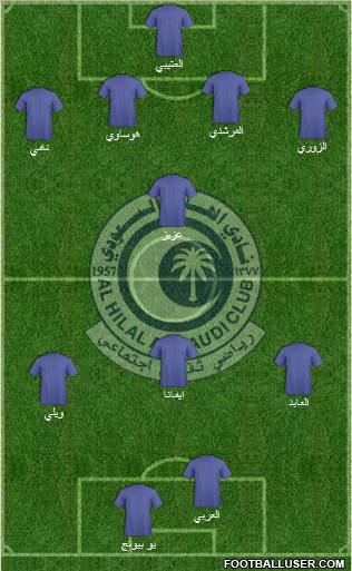 Al-Hilal (KSA) Formation 2011