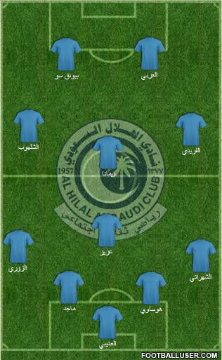 Al-Hilal (KSA) Formation 2011