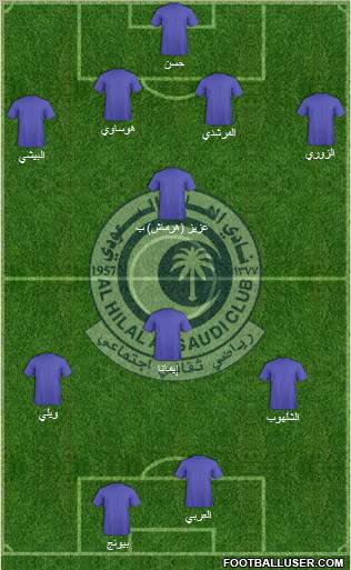 Al-Hilal (KSA) Formation 2011