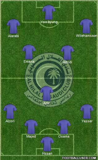 Al-Hilal (KSA) Formation 2011