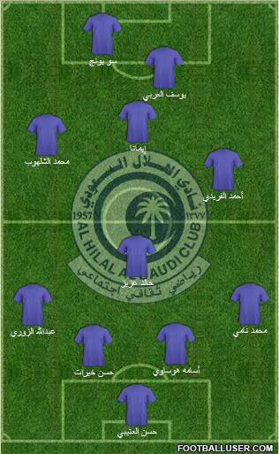 Al-Hilal (KSA) Formation 2011