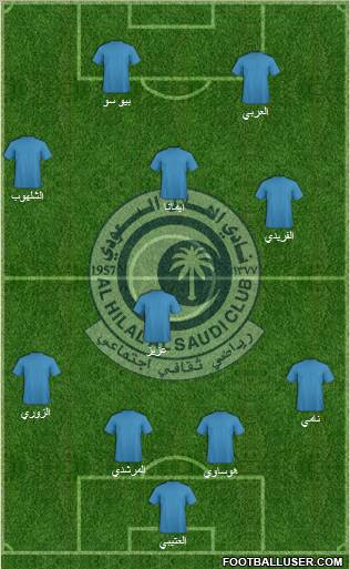 Al-Hilal (KSA) Formation 2011