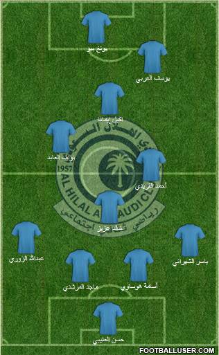 Al-Hilal (KSA) Formation 2011