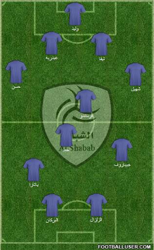 Al-Shabab (KSA) Formation 2011