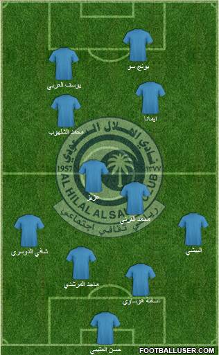 Al-Hilal (KSA) Formation 2011