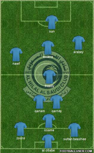 Al-Hilal (KSA) Formation 2011