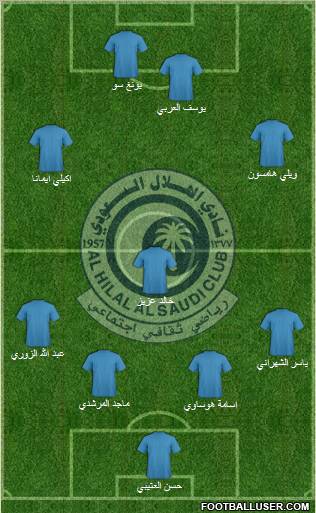 Al-Hilal (KSA) Formation 2011