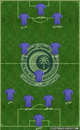 Al-Hilal (KSA) Formation 2011