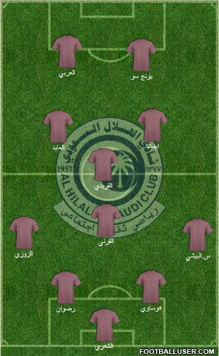 Al-Hilal (KSA) Formation 2011