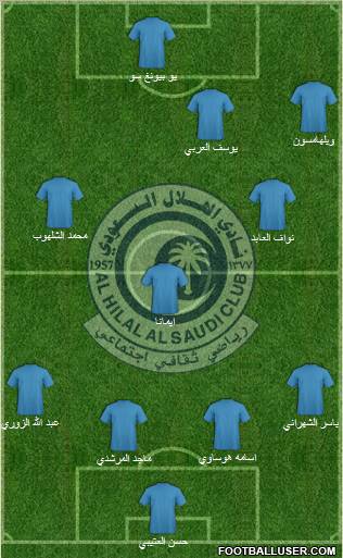 Al-Hilal (KSA) Formation 2011