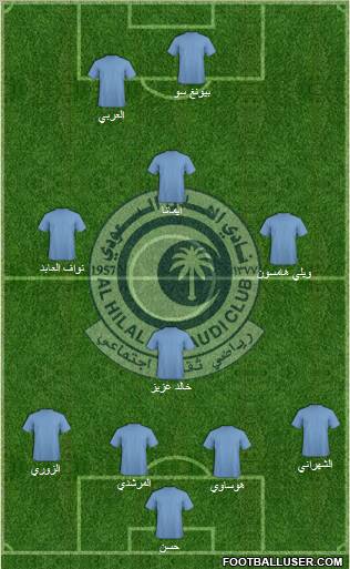 Al-Hilal (KSA) Formation 2011