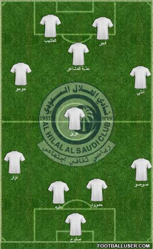 Al-Hilal (KSA) Formation 2011