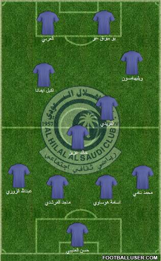 Al-Hilal (KSA) Formation 2011