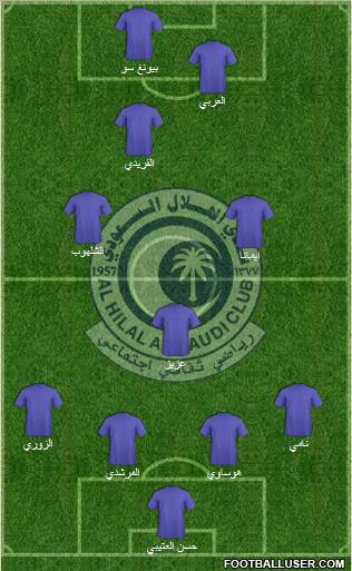 Al-Hilal (KSA) Formation 2011