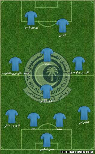 Al-Hilal (KSA) Formation 2011