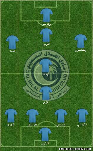 Al-Hilal (KSA) Formation 2011