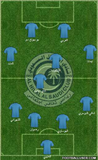 Al-Hilal (KSA) Formation 2011