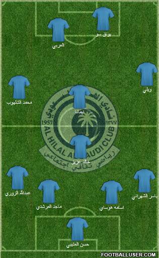 Al-Hilal (KSA) Formation 2011