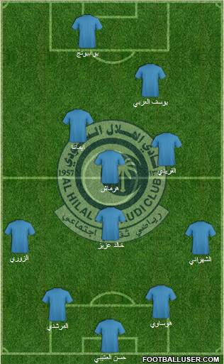 Al-Hilal (KSA) Formation 2011