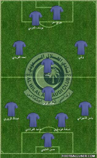 Al-Hilal (KSA) Formation 2011