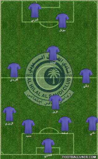 Al-Hilal (KSA) Formation 2011