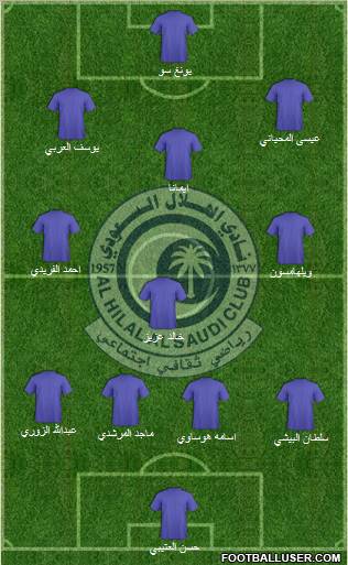 Al-Hilal (KSA) Formation 2011