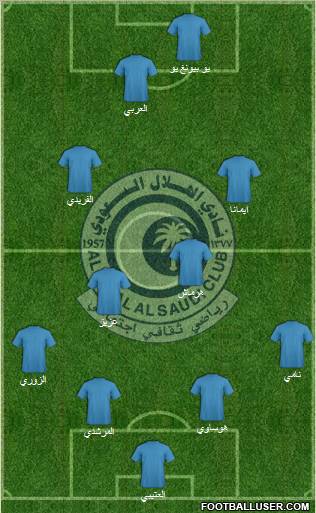 Al-Hilal (KSA) Formation 2011