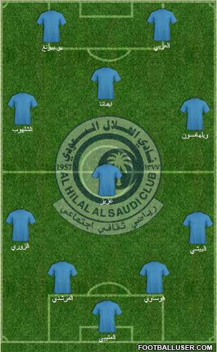 Al-Hilal (KSA) Formation 2011