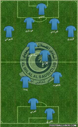 Al-Hilal (KSA) Formation 2011