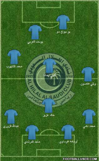 Al-Hilal (KSA) Formation 2011