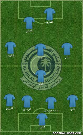 Al-Hilal (KSA) Formation 2011