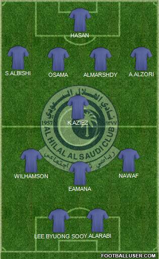 Al-Hilal (KSA) Formation 2011