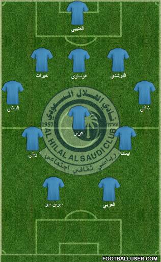 Al-Hilal (KSA) Formation 2011