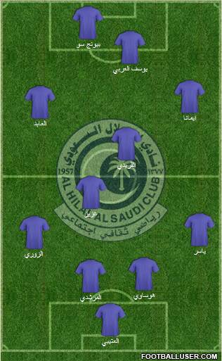 Al-Hilal (KSA) Formation 2011