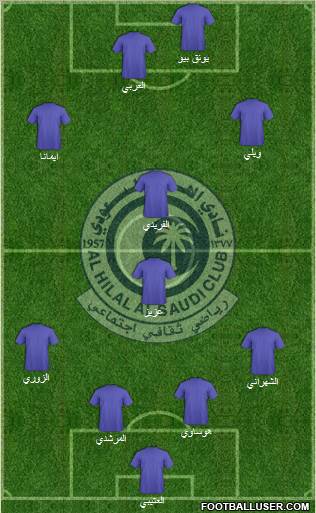 Al-Hilal (KSA) Formation 2011