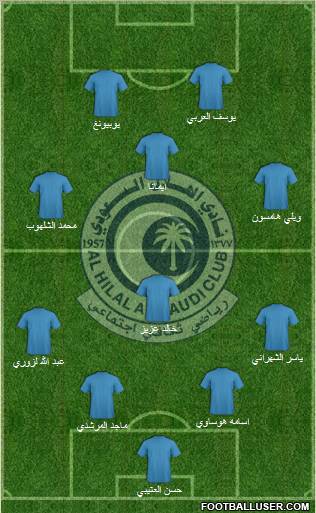 Al-Hilal (KSA) Formation 2011