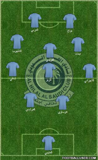 Al-Hilal (KSA) Formation 2011