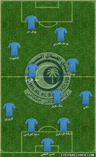 Al-Hilal (KSA) Formation 2011