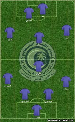 Al-Hilal (KSA) Formation 2011