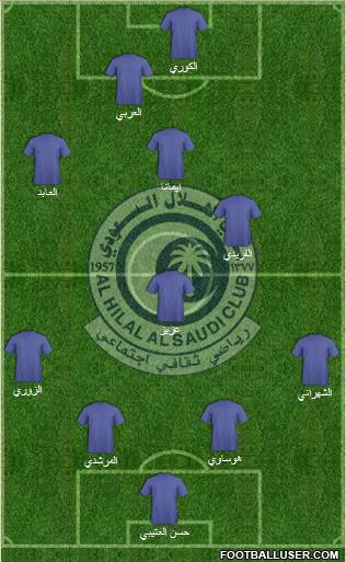 Al-Hilal (KSA) Formation 2011